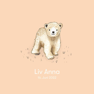 Baby Bear – light orange