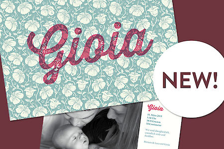 Nouveaux motif «Hibiscus»