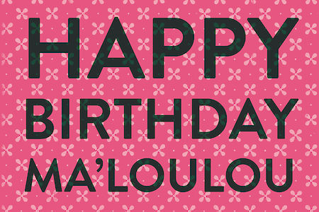 Ma'Loulou fête son premier anniversaire