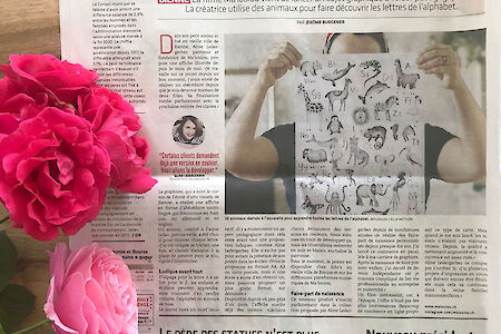 Artikel über die ABC Poster im Journal du Jura - Juni 2021