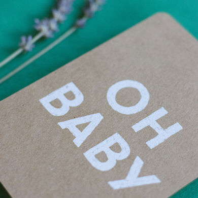 Oh Baby Postkarte - 