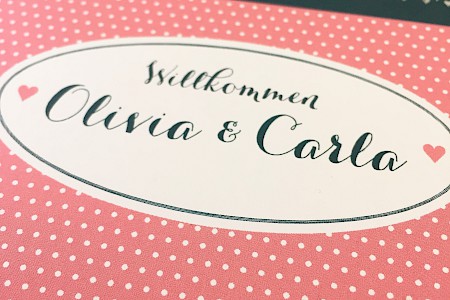 Geburtskarte für Zwillinge