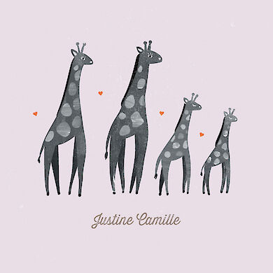Girafe lila 4