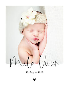 Carte photo beauty mini 2 page