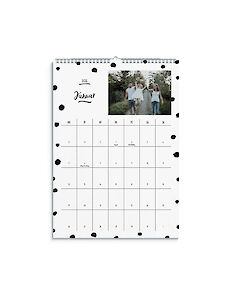 Familienkalender mit Fotos A3