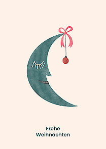 Carte de Noël  X-Mas Moon