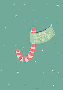 Weihnachtskarte X-Mas Candy