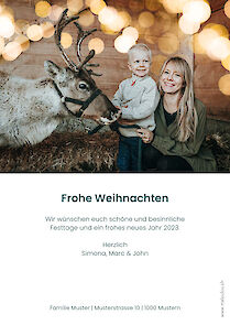 Carte de Noël Christmas Love Letter - 